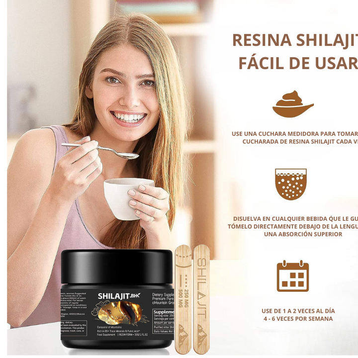 PAGUE 1 LLEVE 2 Shilajit Himalaya Original – Energía y Vitalidad Masculina | Combo X2 +3 REGALOS