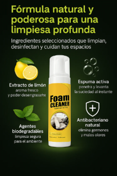Espuma Mágica 2x1 – Limpieza Total sin Esfuerzo - Total 400 mL